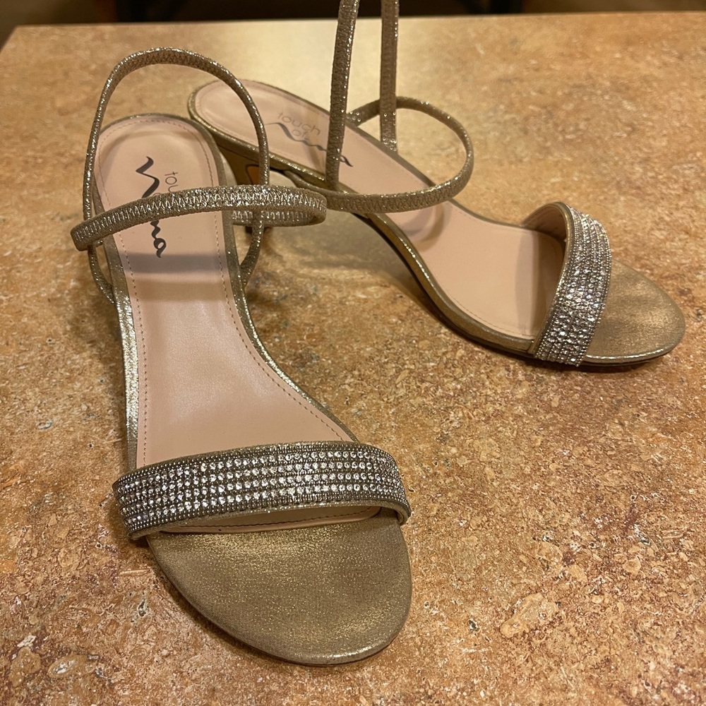 Formal Champagne Heels